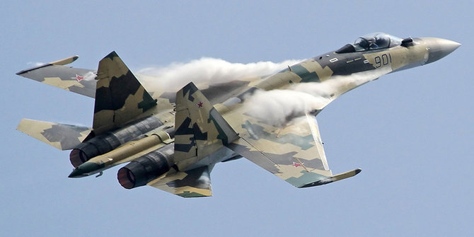 Sukhoi Rusia Tembaki Jet Zionis-Israel di Atas Langit Suriah