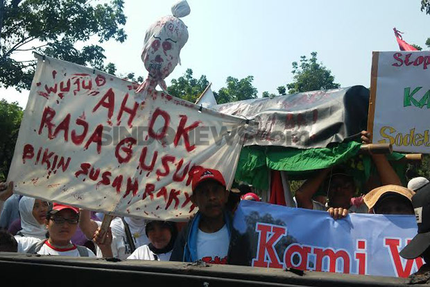 Warga DKI Ogah Nyoblos Ahok, Kapok Punya Gubernur Tukang Gusur Rakyat Miskin