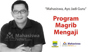 Ridwan Kamil Luncurkan Program Maghrib Mengaji