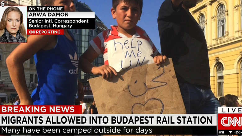 Foto Penderitaan Pengungsi Irak dan Suriah di Eropa