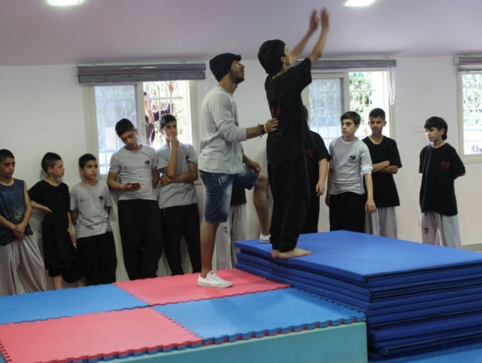Parkour Palestina Beraksi - latihan