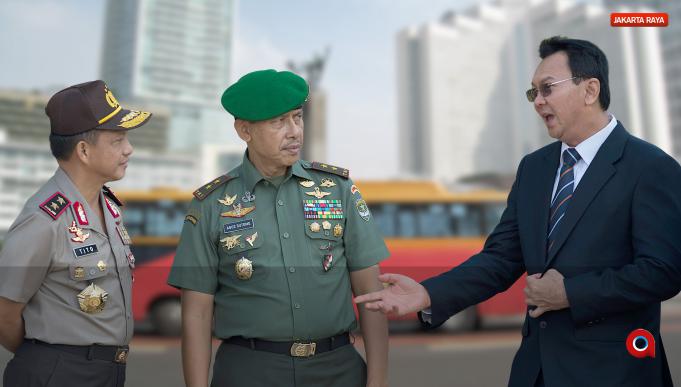 AM. Fatwa: Saya Dengar TNI/Polri Ikut Gusur Rakyat Jakarta Karena Merasa Utang Budi Diguyur Dana CSR Sama Ahok