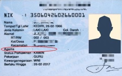 Ribuan E-KTP Bekasi Tak Terisi Kolom Agama