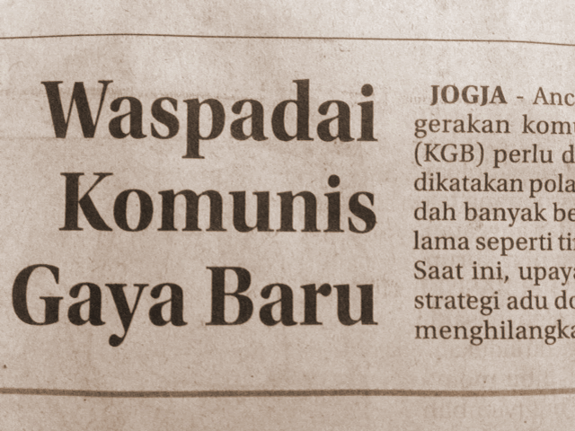 Wartawan Senior Ungkap Jika Isu Komunis Dimunculkan Untuk Alihkan Kasus Ahok dan Jokowi