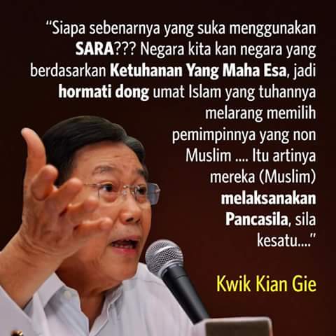 Sri Bintang: Kwik Kian Gie Itu Cina Nasionalis