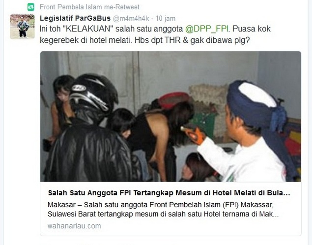 JIL dan Media Sekular Kembali Serang FPI Dengan Fitnah Murahan