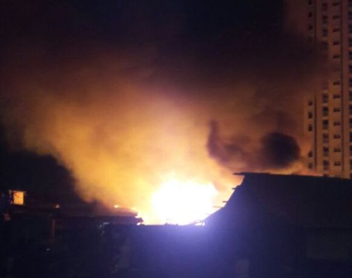 Tengah Malam Tadi, Kampung Tetangga Luar Batang Dibakar...Ehh Kebakaran...