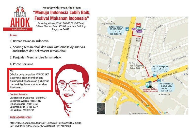 poster ahok