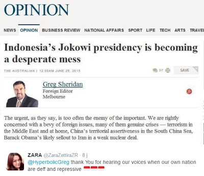 Bikin Malu ! Media Australia Tulis Kepemimpinan Jokowi Hancur Tak Dapat Diharapkan Lagi