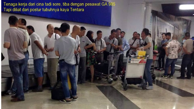 Waspada! Pekerja Cina Banyak Perawakannya Mirip Tentara dan Dibekali Pengetahuan Intelijen