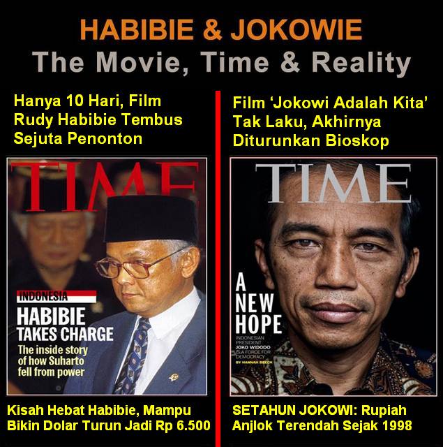 17 Bulan Habibie dan 21 Bulan Jokowi: Nyata Bedanya!