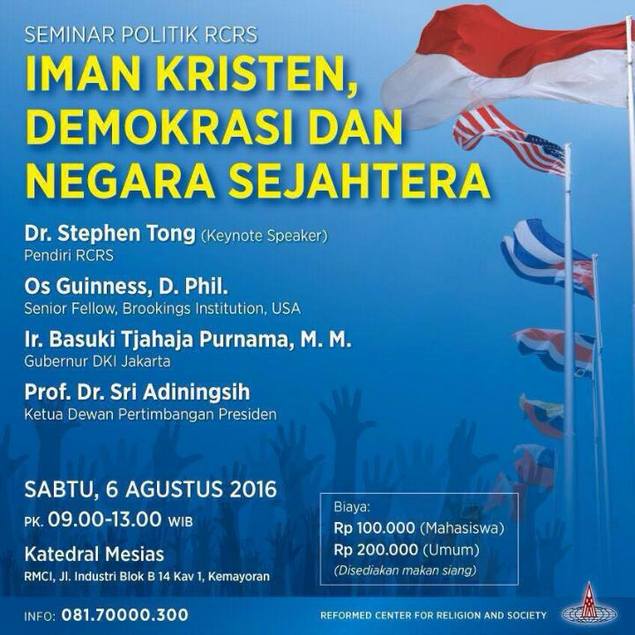 Zeng Wei Jian: Umat Kristen Konsolidasikan Diri Akan Dukung Ahok
