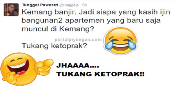 Kemang Banjir, Siapa Yang Kasih izin Bangun Apartemen? Tukang Ketoprak?