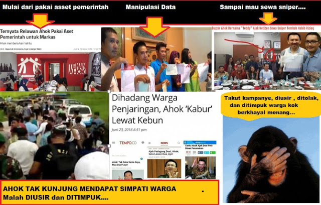 Ahok Takut Gerakan Intifadhah Warga Jakarta