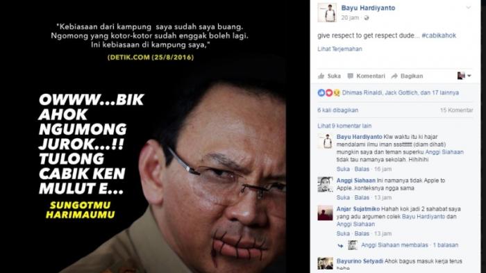 Warga Asli Belitung Kecam Ahok Yang Bilang Sikap Kasarnya Berasal Dari Belitung