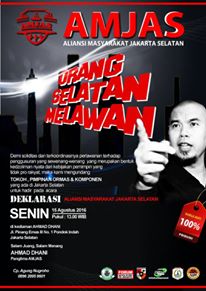 Setelah Utara, Kini Jakarta Selatan Ikut Lawan Ahok