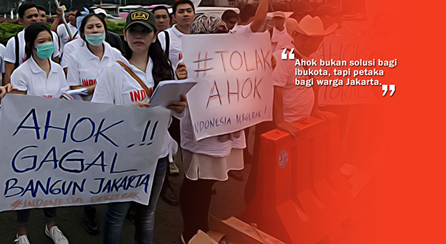 #TolakAhok: Ahok Adalah Petaka Bagi Warga Jakarta!