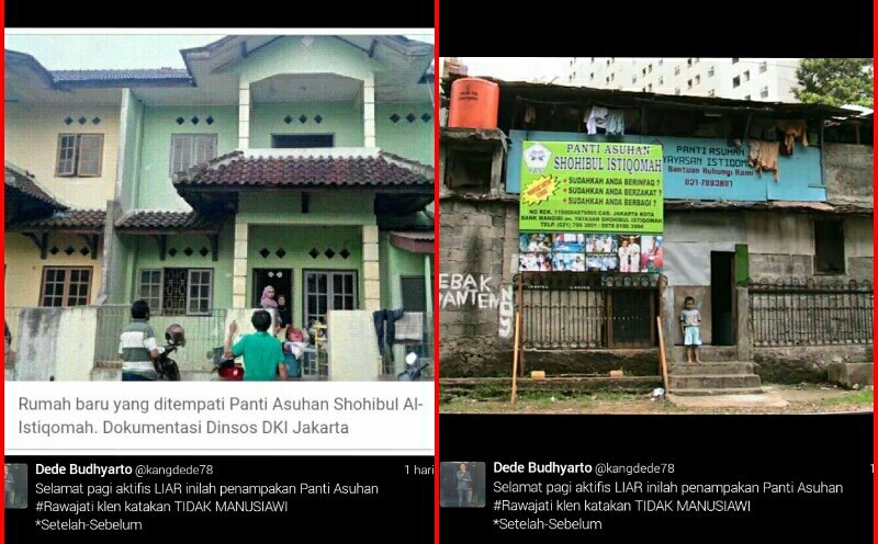 Jonru Bongkar Kebohongan Kecebong Soal Rumah Baru Bagi Anak Yatim Korban Ahok