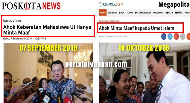 Pakai Logika ala Ahok: Ga Cukup Minta Maaf, Ahok Harusnya Diusir Dari Indonesia!