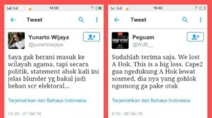 Blunder Kasus SARA Bikin Ahokers Yakin Jagoannya Kalah