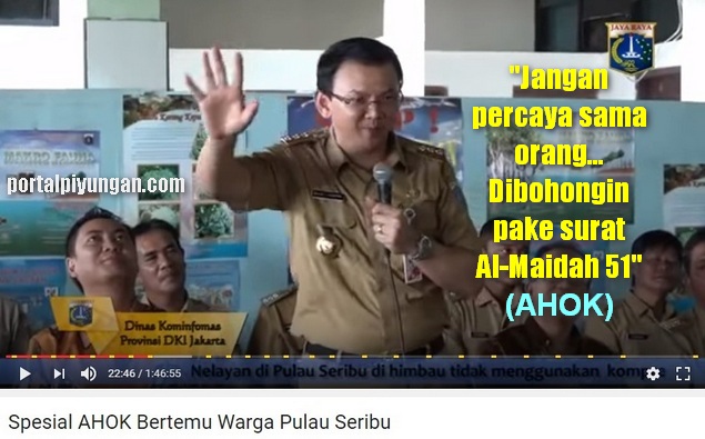 Surat Terbuka Untuk Ahok : Aslim Taslam, Anda Akan Selamat