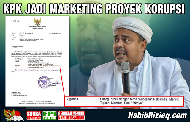 Gelar Seminar Manfaat Reklamasi, KPK Jadi Marketing Proyek Reklamasi?