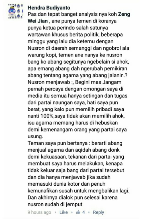 Beredar di Medsos, Nusron Ngaku Gadaikan Akidah Demi Jabatan dan Materi