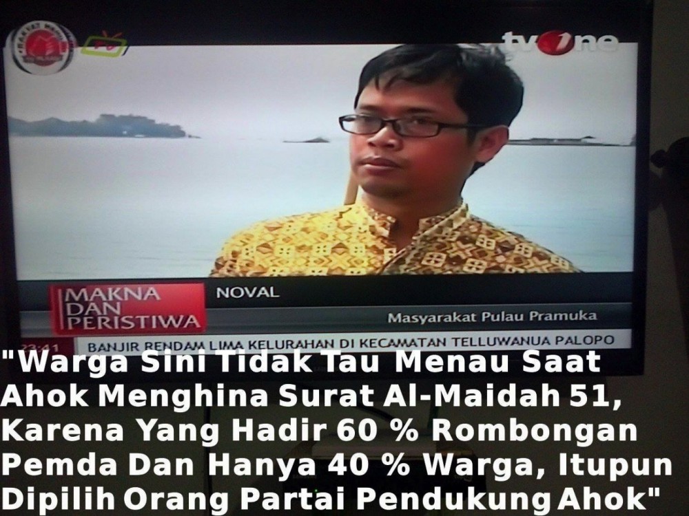 Inilah Pengakuan Warga di Kepulauan Seribu terkait Penistaan Al Quran oleh Ahok
