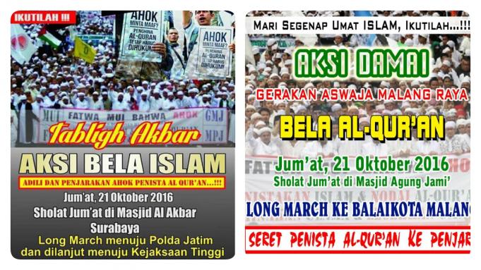 Jumat Lusa, Muslim Surabaya dan Malang Bergerak Tuntut Penista Qur'an Dipenjara