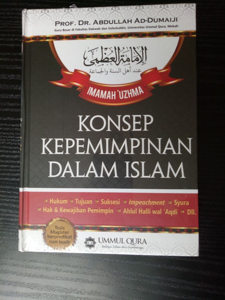 Resensi Buku : Konsep Kepemimpinan Dalam Islam