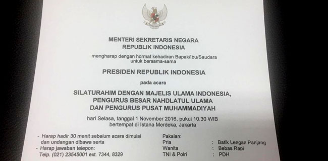 Jokowi Undang MUI, PBNU, dan Muhammadiyah ke Istana