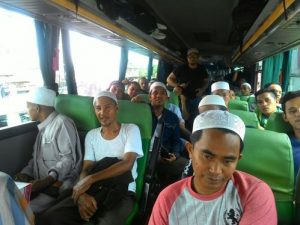 7.500 Muslim Palembang Bergerak ke Jakarta Dikawal Polisi