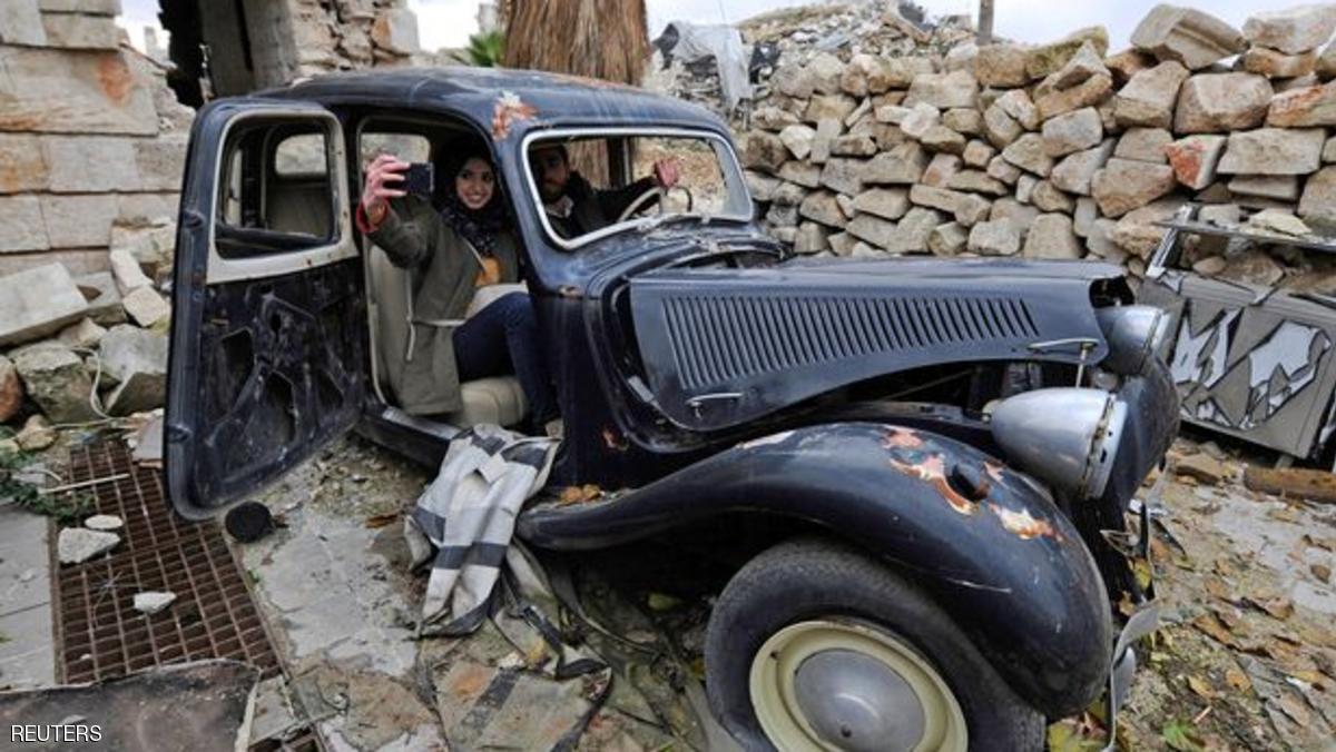 tur-aleppo-bekas-kendaraan-yang-hancur