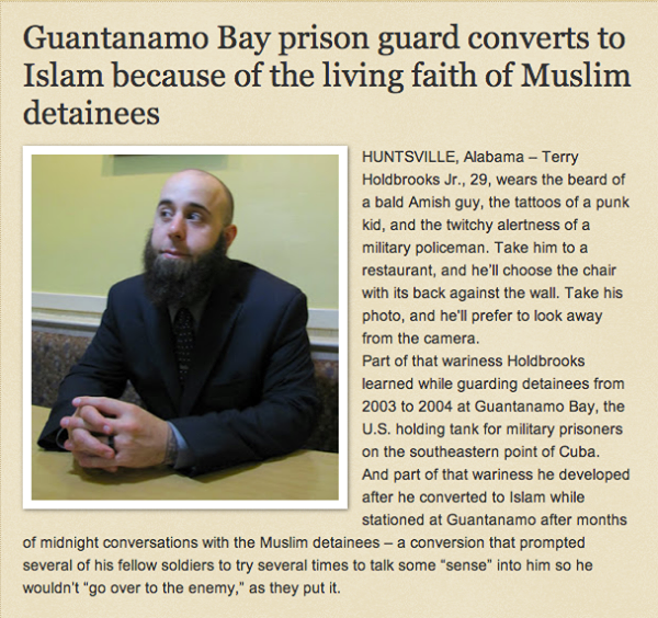 Dapat Hidayah Opsir Guantanamo Bersyahadat