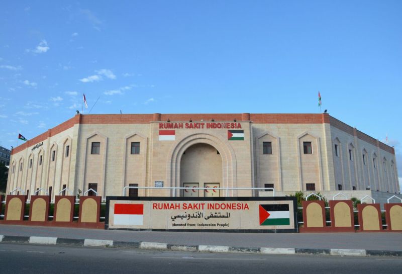 RS Indonesia di Gaza Terkena Serangan Israel