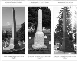 Obelisk sebagai batu nisan di kuburan para elite Illuminati.