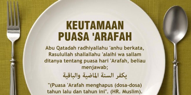 Keutamaan Puasa Arafah