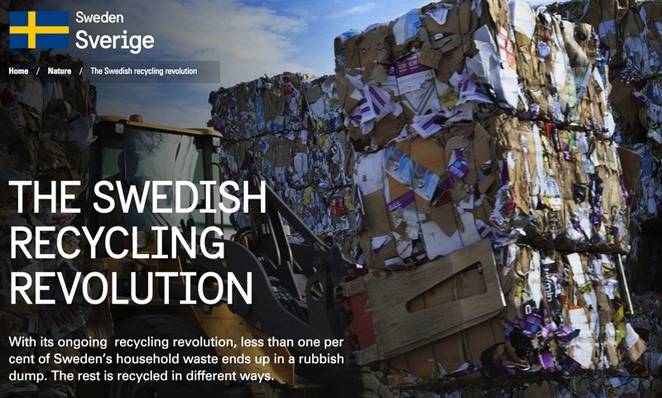 Kekurangan Sampah, Swedia pun Lakukan Impor Sampah