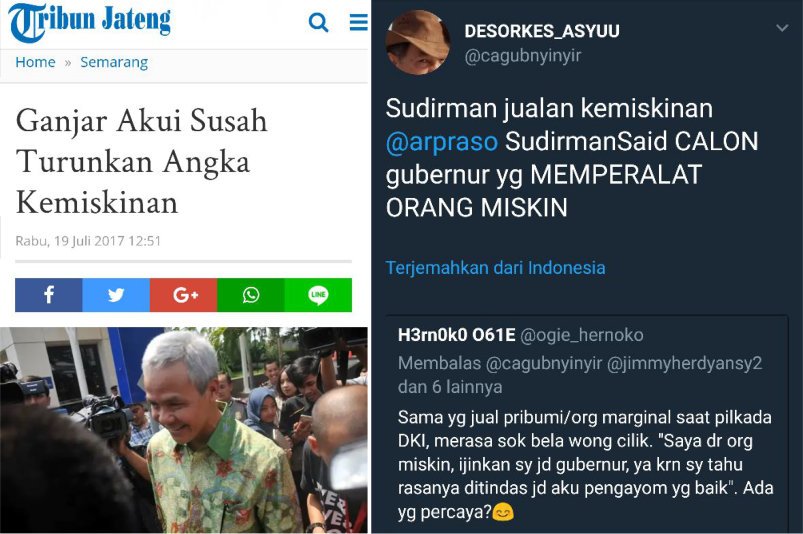 Bantahan Zeng Wei Jian atas Fitnah Cebong jika Sudirman Said Jualan Kemiskinan