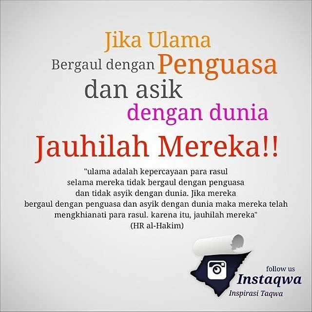 Ulama Yang Menjual Akidah Demi Sekerat Roti