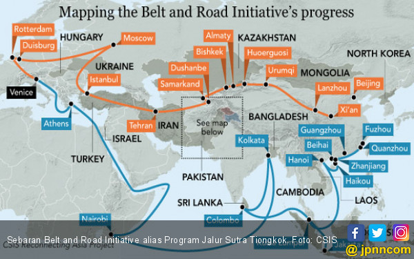 5 Tahun Program Jalur Sutra, 8 Negara Masuk Jebakan Tiongkok