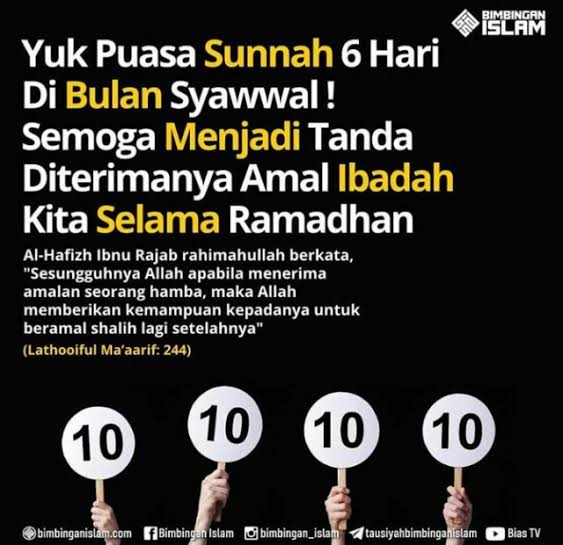 Hukum Menggabung Puasa Syawal dengan Ayyamul Bidh