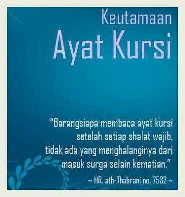 Keutamaan Ayat Kursi yang Bisa Datangkan Perlindungan