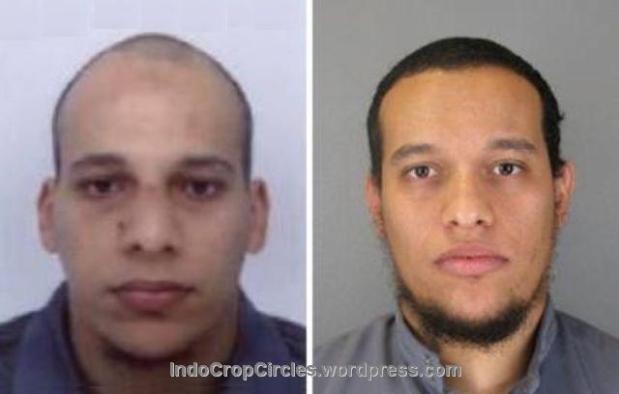 tersangka penembakan paris shooting Chérif Kouachi and Said Kouachi
