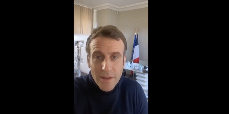 Macron : Lagi Sial dan Lalai, Saya dan Siapapun Bisa Kena Covid
