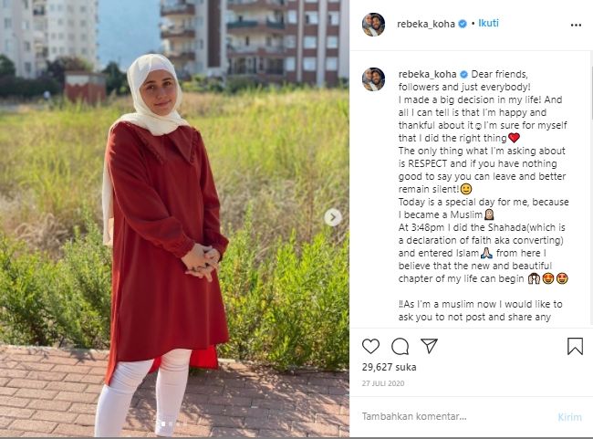 Masuk Islam, Atlet Cantik Ini Hapus Foto-foto Dirinya sebelum Berhijab, Hebat !