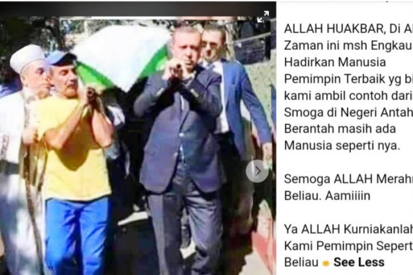 Benarkah Erdogan Mengangkat Keranda Muazin Masjid Istanbul?