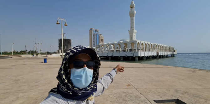 ulah 1 wni di masjid apung arab saudi