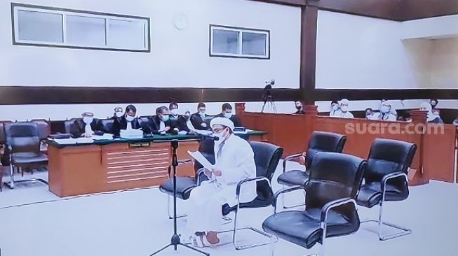 Habib Rizieq di Sidang Pleidoi: Saya jadi Target Operasi Intelejen Hitam