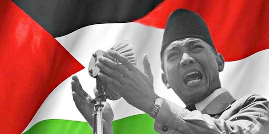 Bung Karno Tegas Bela Palestina dan Anti Penjajah Israel